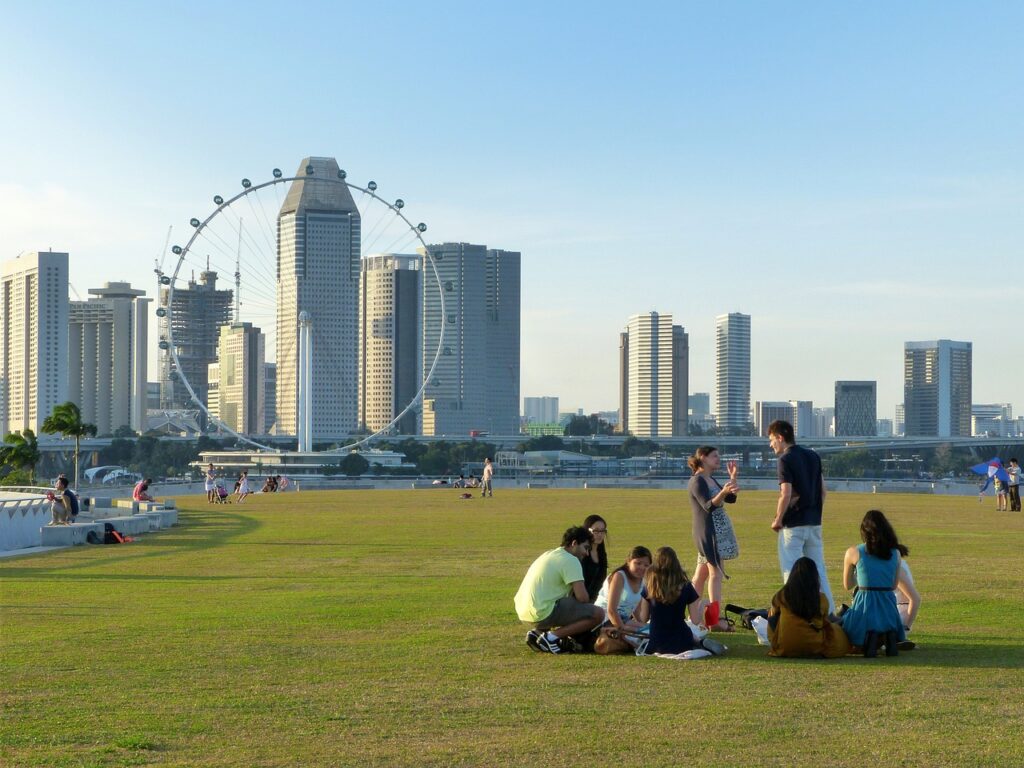 Consumer Behaviour and Digital Engagement in Singapore People in a Singapore park